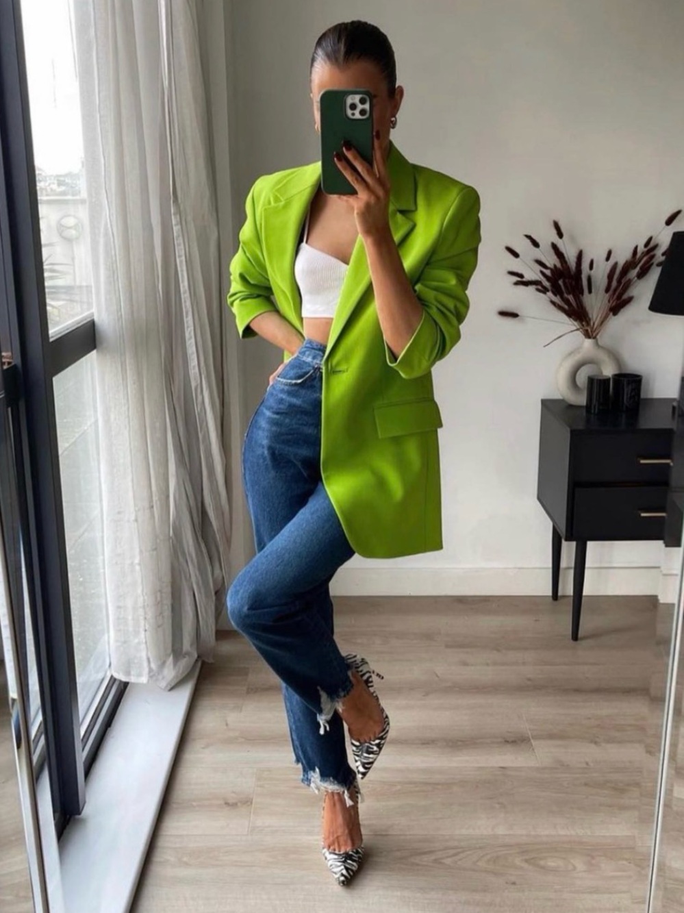 Vibrant Green Blazer